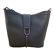 Charcoal Grey Shoulder-Long Strap